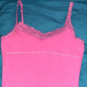 Justice pink tank top